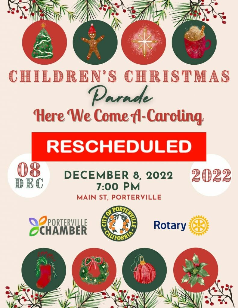 Children's Christmas Parade 2022 Porterville Chamber of Commerce