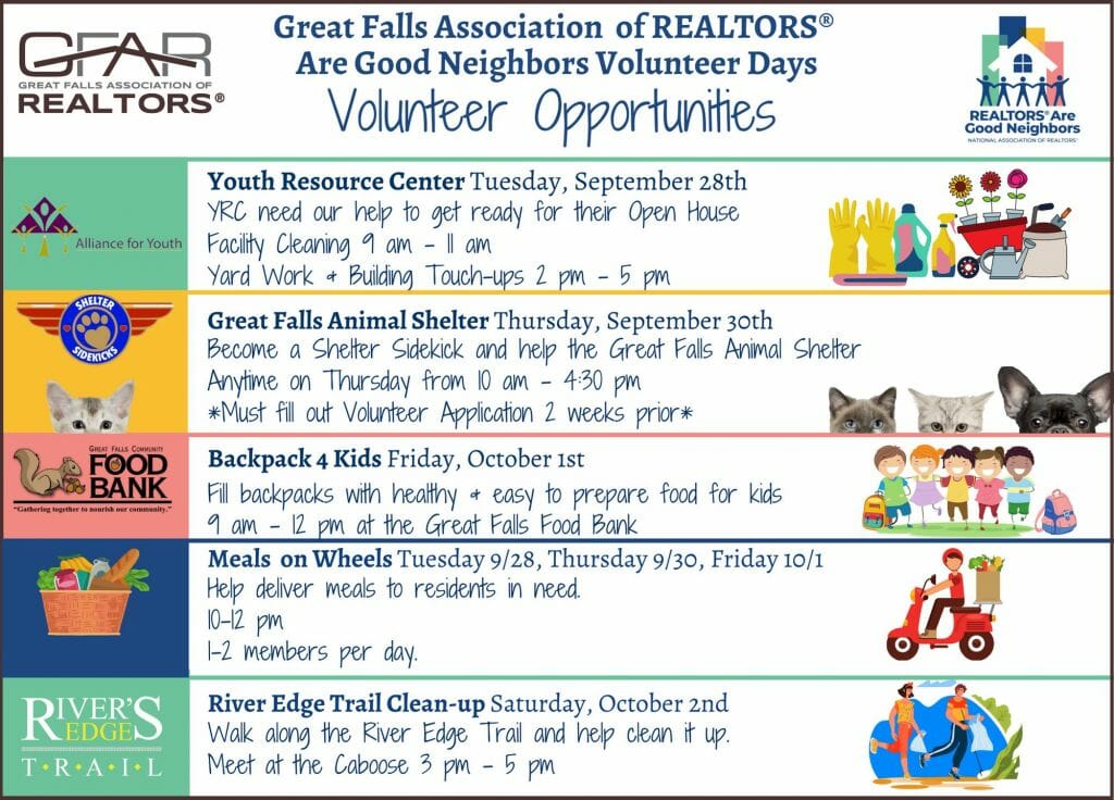_Great Falls Association of REALTORS® Are Good Neighbors Volunteer Days