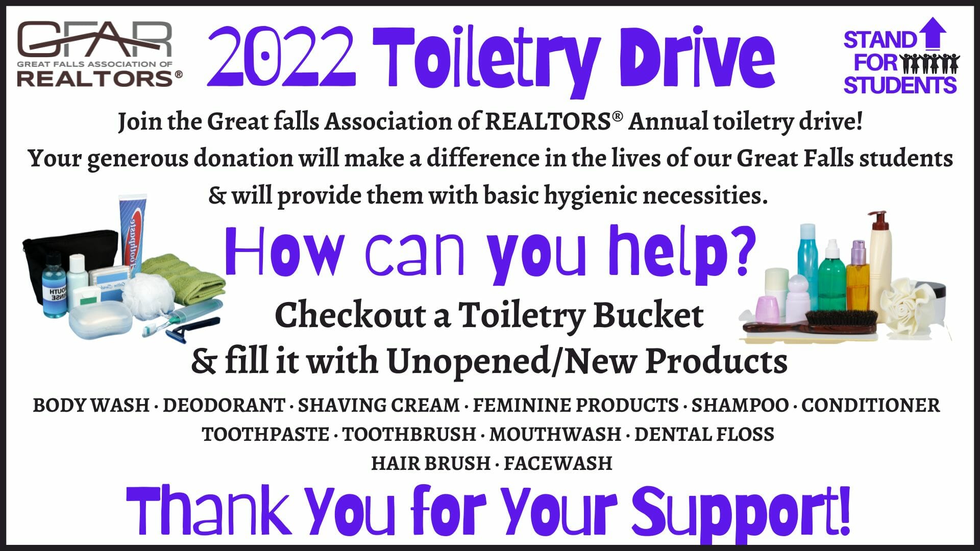 2022 Toiletry Drive