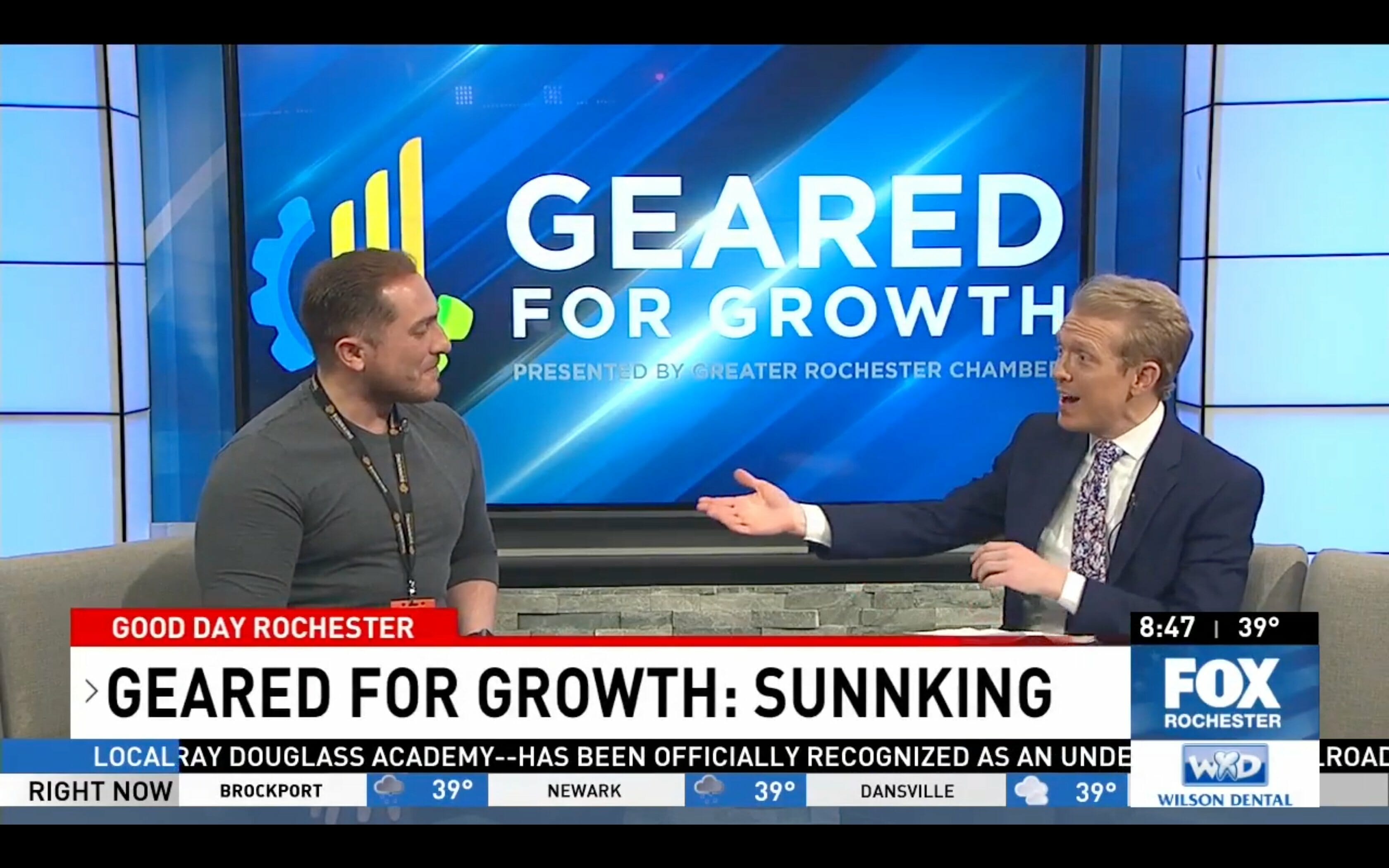 "Geared for Growth” Segment on 13WHAM/Fox Rochester showcases Sunnking