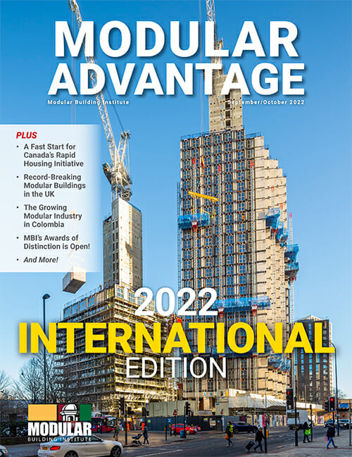 Sept/Oct 2022 issue of MBI's MOdular Advantage magazine
