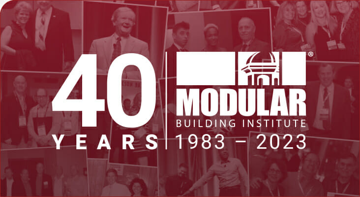 Modular Building Institute 40th anniversary
