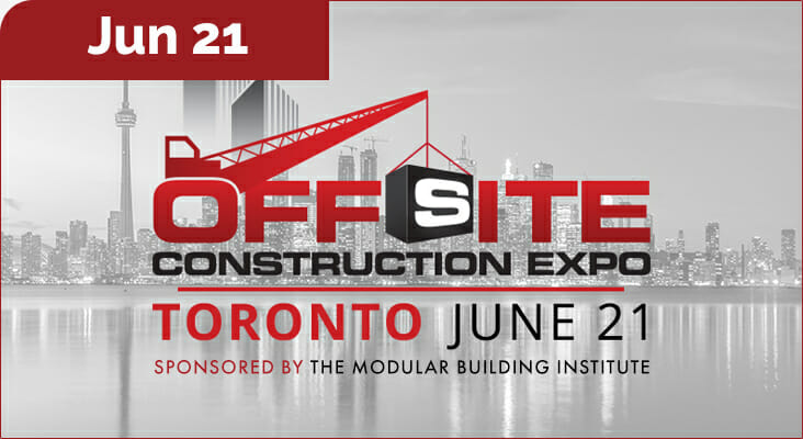 The Offsite Construction Expo returns to Toronto June 21, 2023