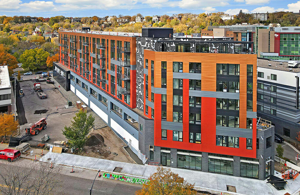 MBI Award-winning Alvera Apartments, built by RISE Modular, DJR Architecture, and ProSet Inc