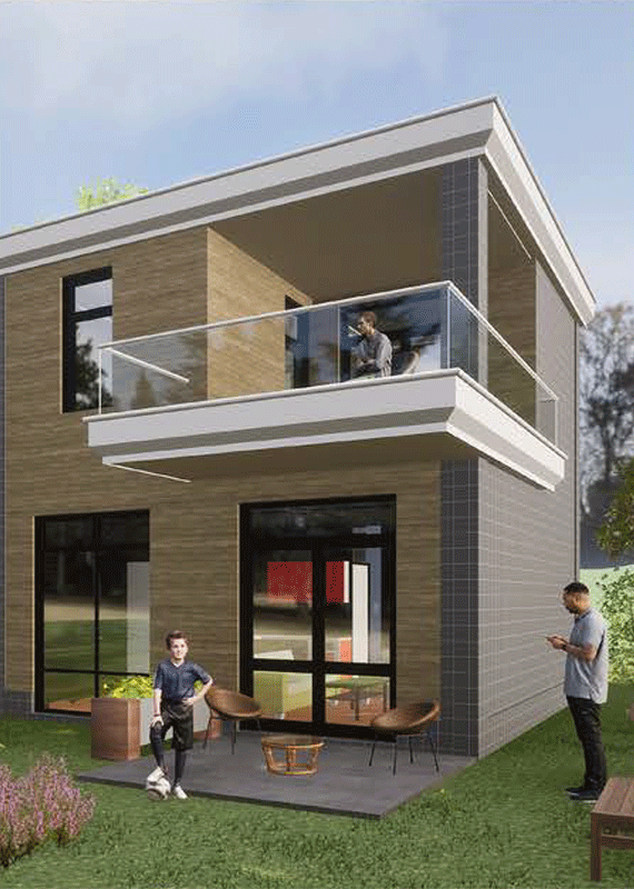 True Modular Building TMB600 - Single or two-story homes