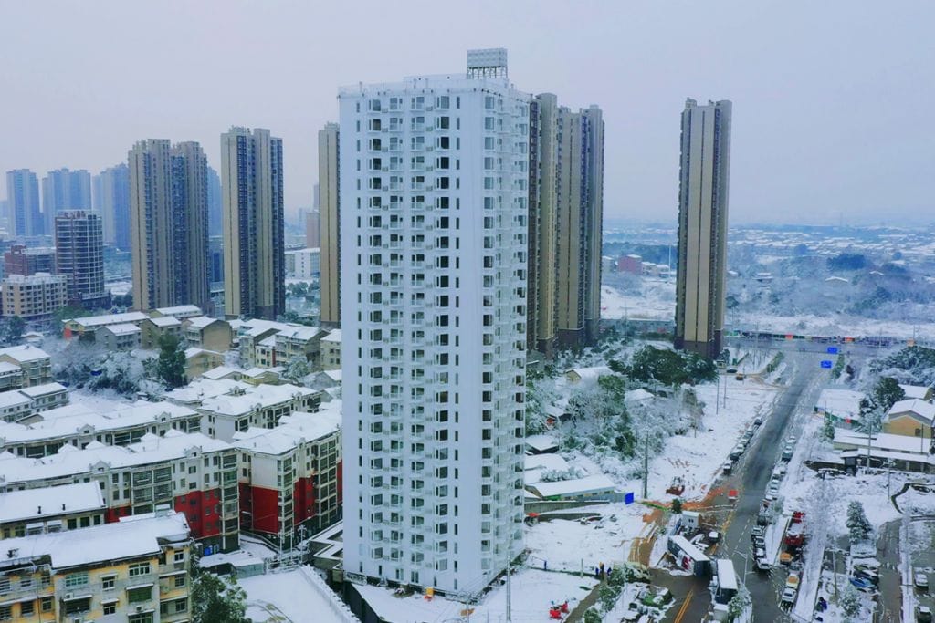 26 Stories in 5 Days - BROAD Group's Jindu Tower - Modular Building ...