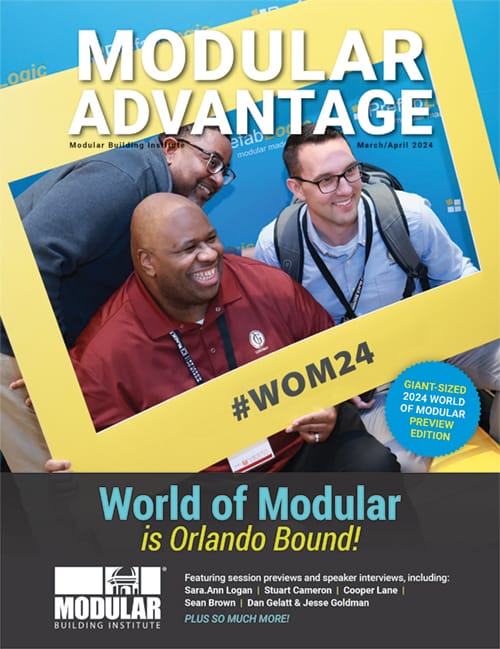 March/April 2024 issue of MBI's Modular Advantage magazine
