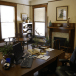 historic chamber photos - desk and chair