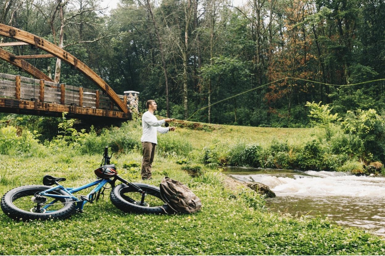 Sparta Bike Fishing- Bicycle Trails Leading To Trout Streams