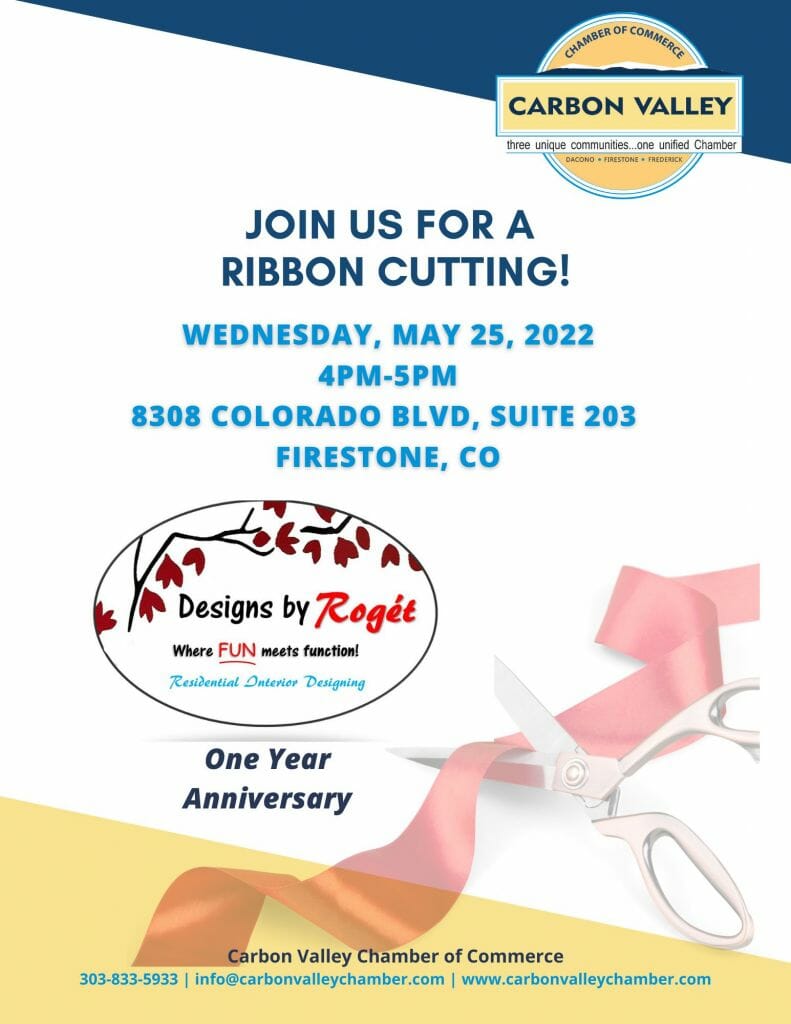 Designs by Roget Ribbon Cutting