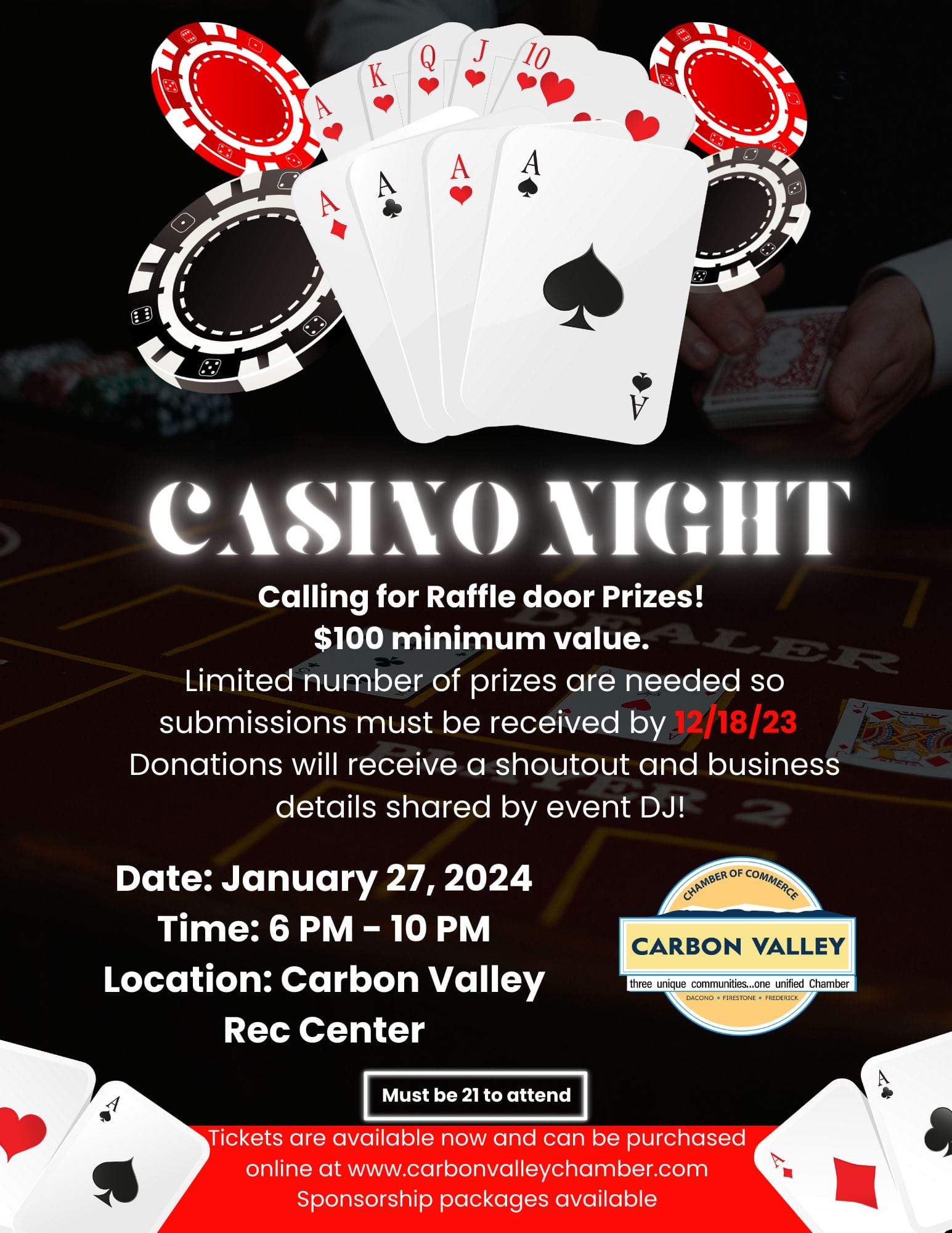 Black and Red Modern Casino Night Flyer (5)