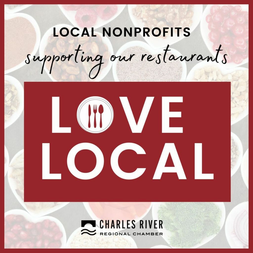 Local nonprofits supporting our restaurants graphic