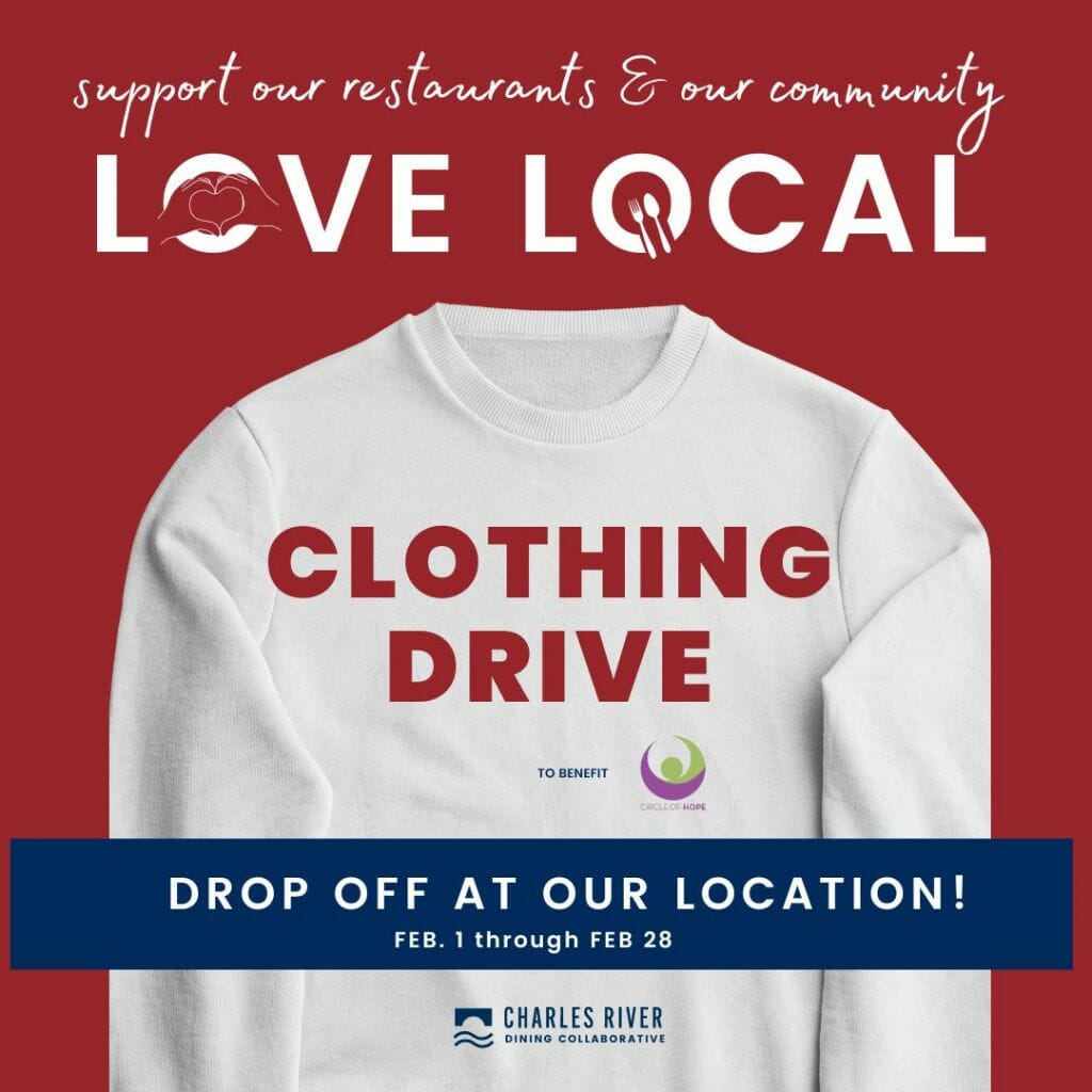 Love Local Clothing Drive Social Media for Drop Off Locations