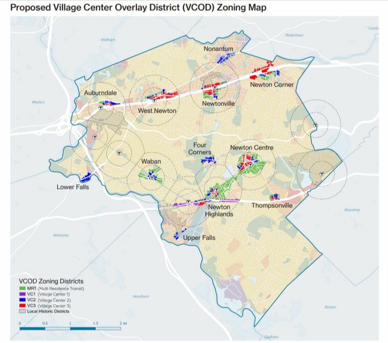 Newton VCOD Zoning Map