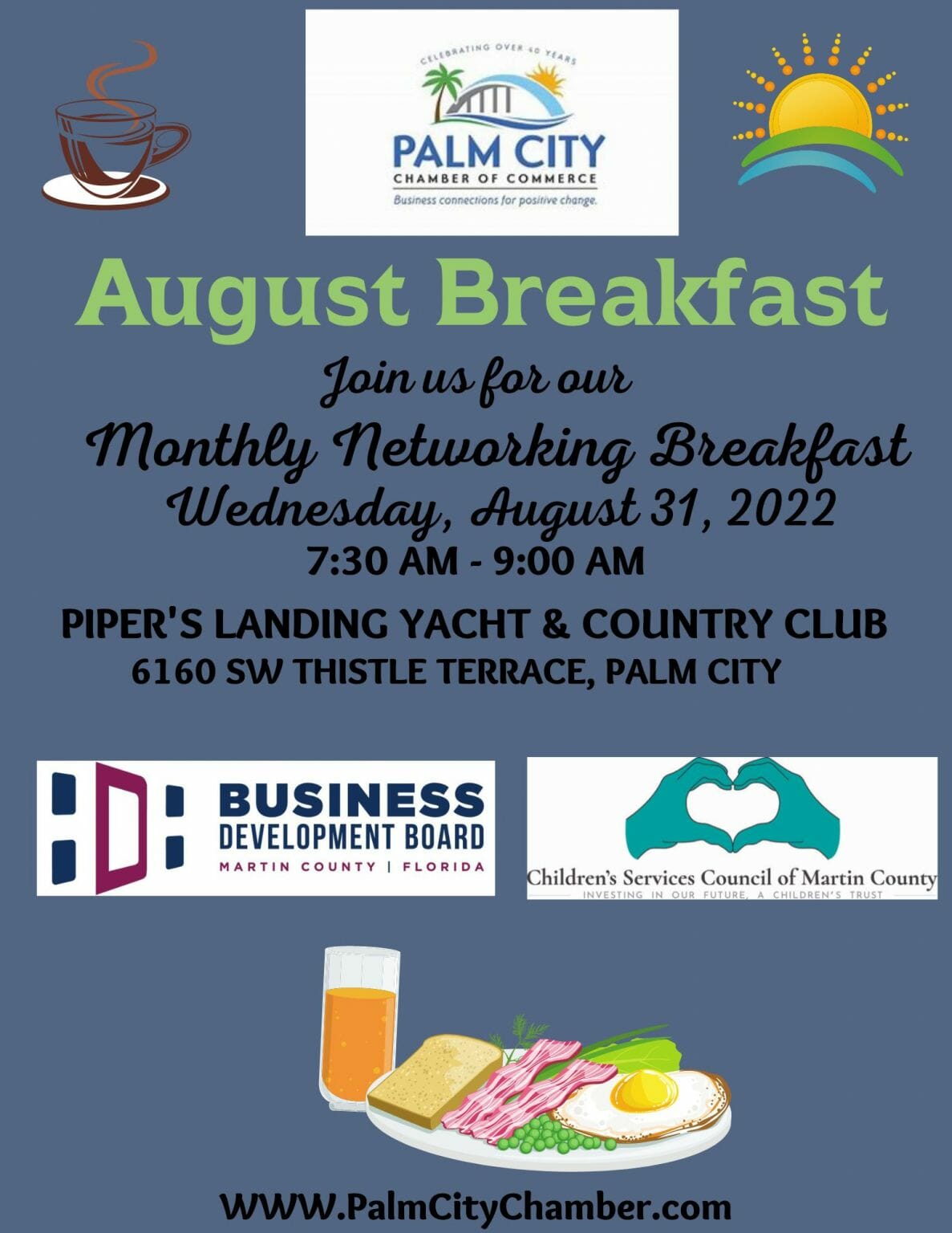 August Breakfast Flyer