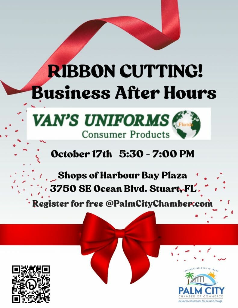 Van's Uniforms Ribbon Cutting Event