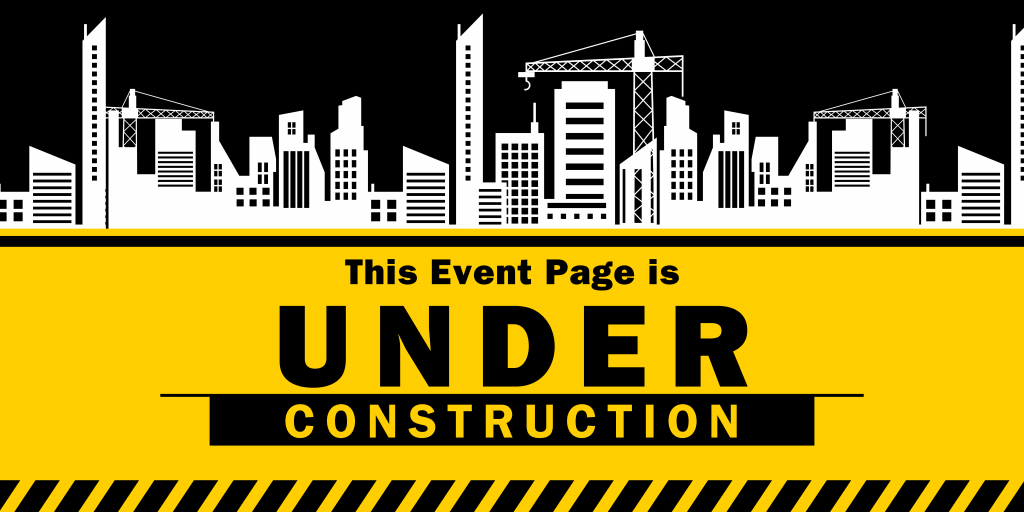 Black and Yellow Under Construction Banner