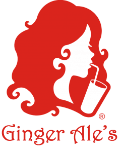 Ginger Ale's Logo and Name in red