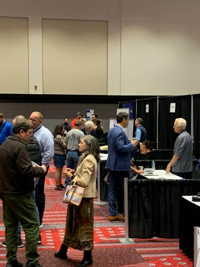 Attendees and exhibitors were given significant time to network and create new connections
