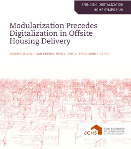 Modularization Precedes Digitalization in Offsite Housing Delivery