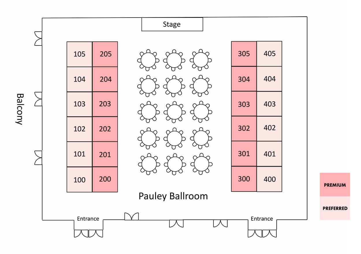 Floorplan for the 2023 Offsite Construction Expo in Berkeley, CA