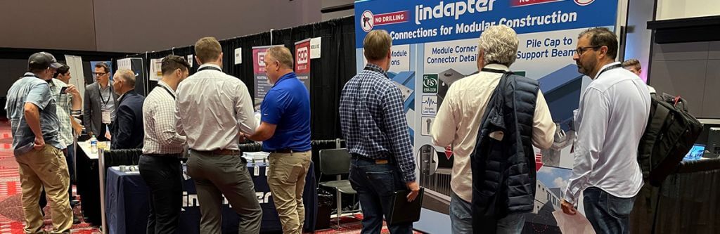 Repeat exhibitor Lindapter continues to find value in the Offsite Construction Summits. 