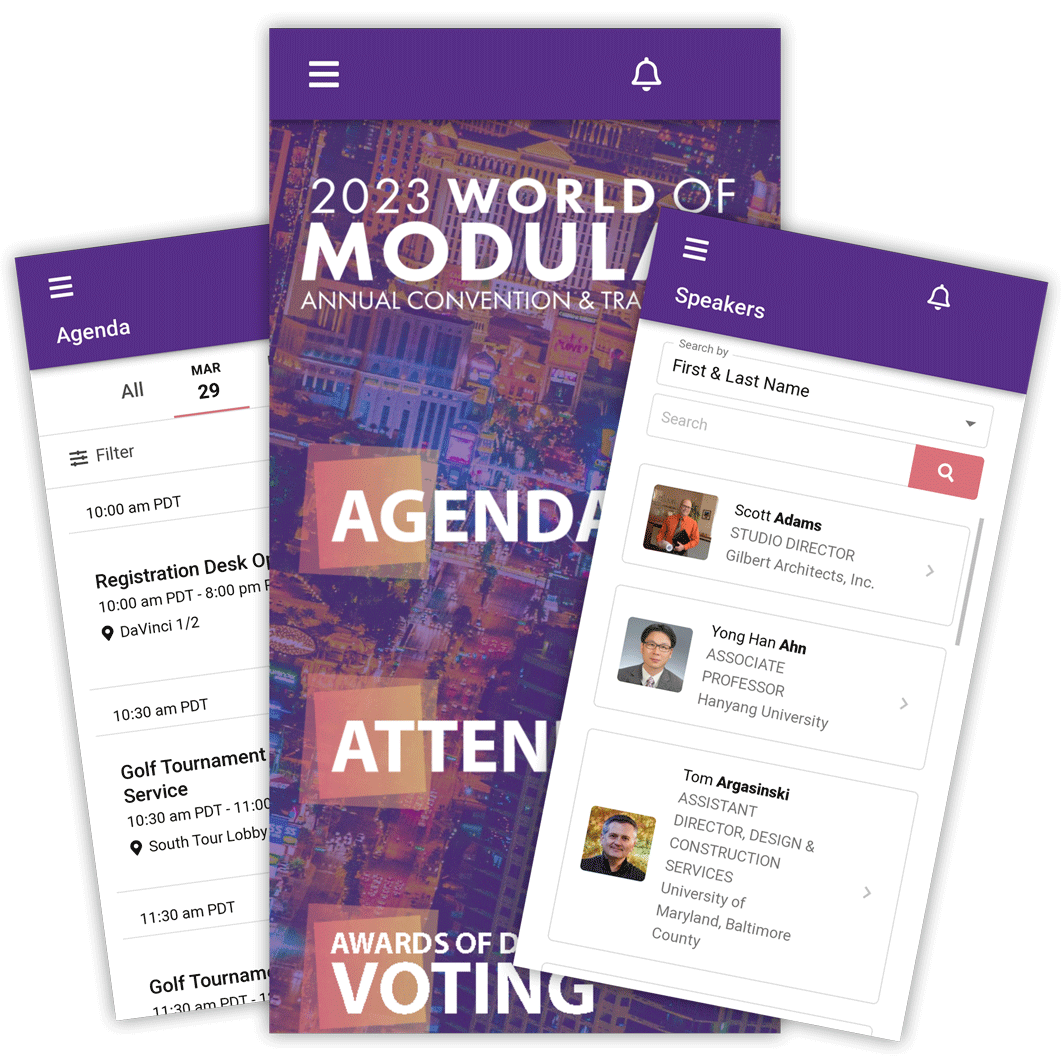2023 World of Modular event app
