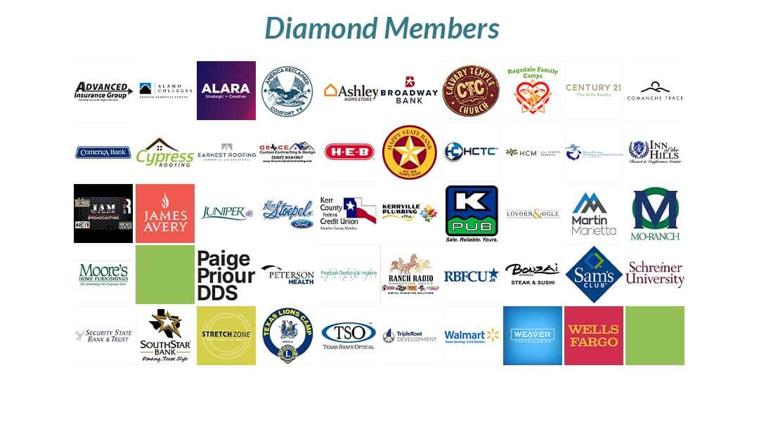 Kerrville Chamber of Commerce Diamond Members