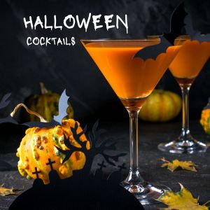 Halloween Cocktails (4 × 4 in)