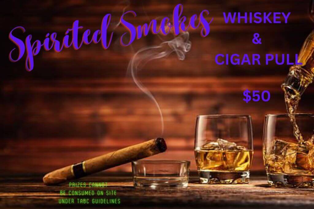Whiskey &amp; Cigar Poster - 2023 (36 × 24 in)