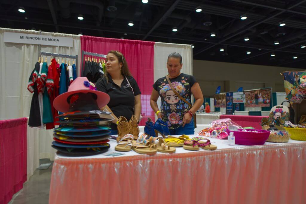 clothing and accessories booth