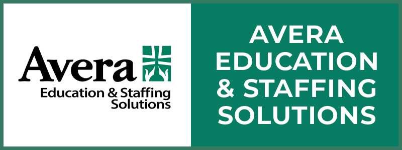 Avera Education Staffing Button