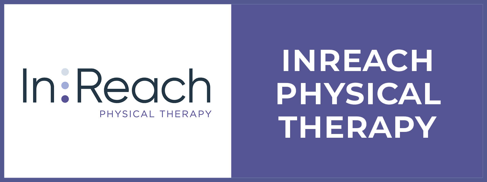 InReach Physical Therapy button