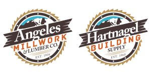 Hartnagels &amp; Angeles Millworks Color horizontal logo