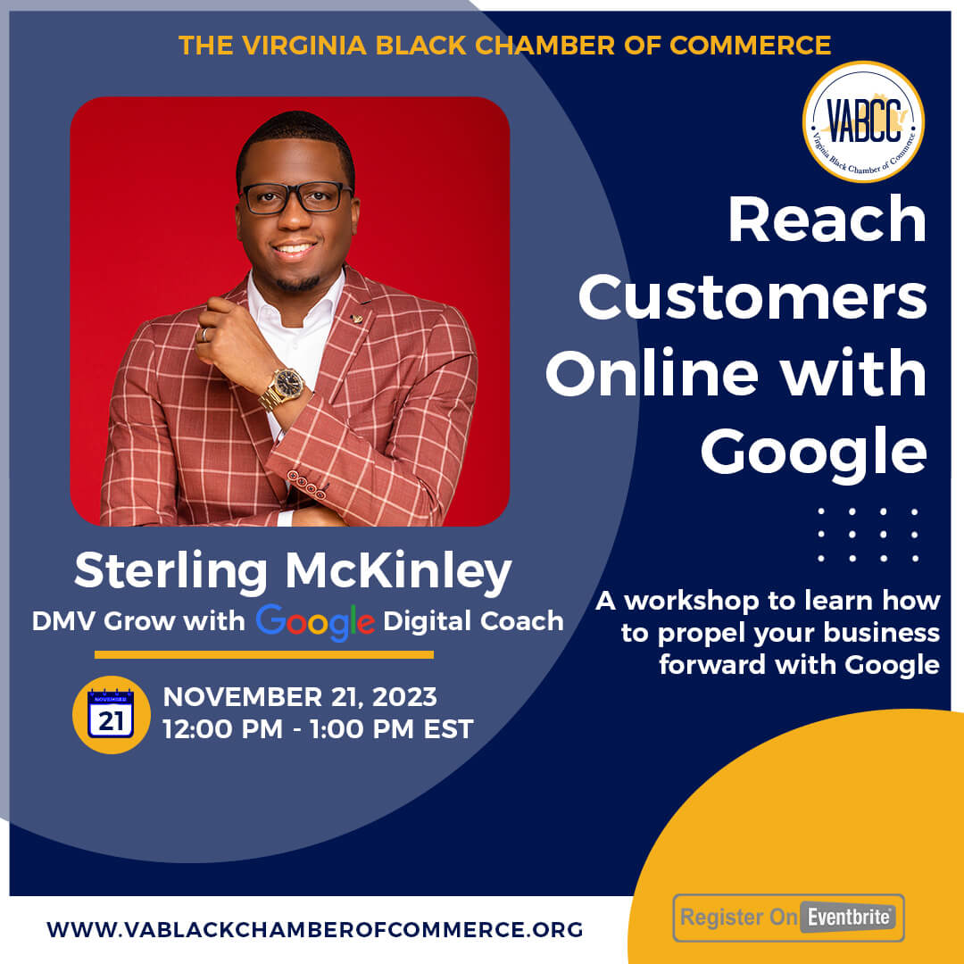 Virginia black chamber of Commerce - Reach Customers online With Google