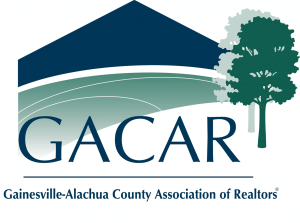 Logo for the Gainesville-Alachua County associated of Realtors also known as GACAR