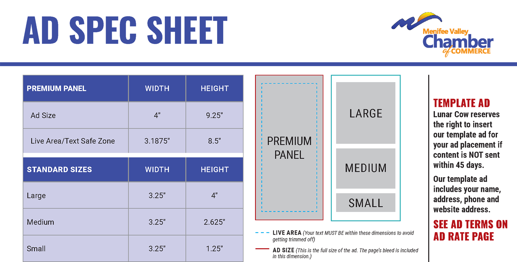 lunar cow ad specs