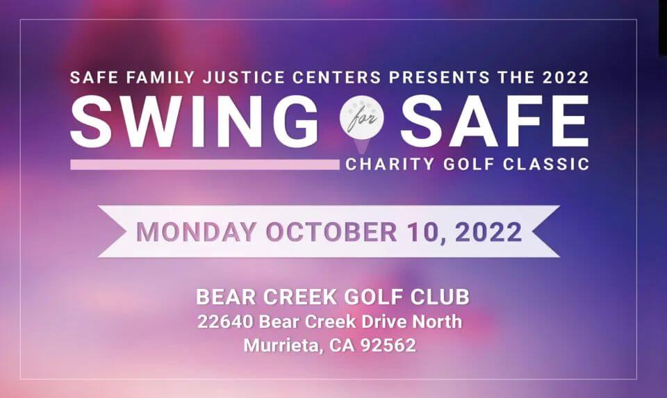 SAFE Family Justice Golf Tournament