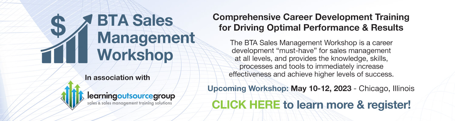 BTA Sales Management Workshop May 2023