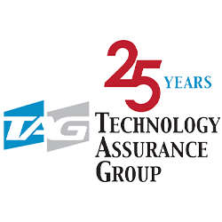 Technology Assurance Group 25 Years event logo