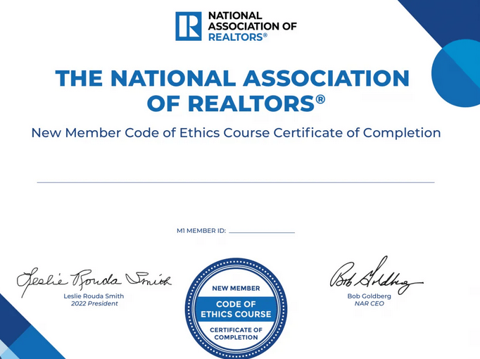 Realtor Code of Ethics Requirements