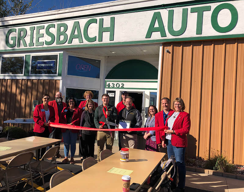 A ribbon cutting ceremony was held at Griesbach Auto Service in Wausau to celebrate their 25th anniversary on Thursday, October 14, 2021.