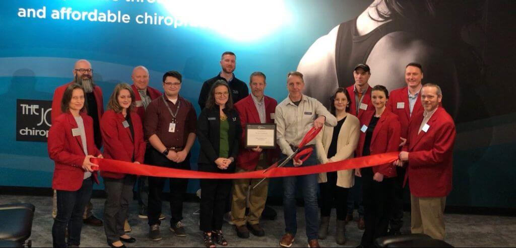 A ribbon cutting ceremony was held at The Joint Chiropractic on Thursday, March 24, 2022.