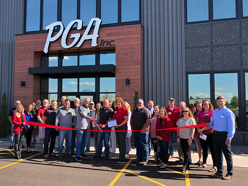  A ribbon cutting ceremony was held at PGA Inc's newly remodeled location in Weston on Tuesday, May 17, 2022.