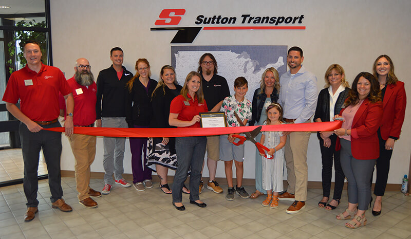  A ribbon cutting ceremony was held at Sutton Transport's new corporate headquarters in Weston on Thursday, June 30, 2022.