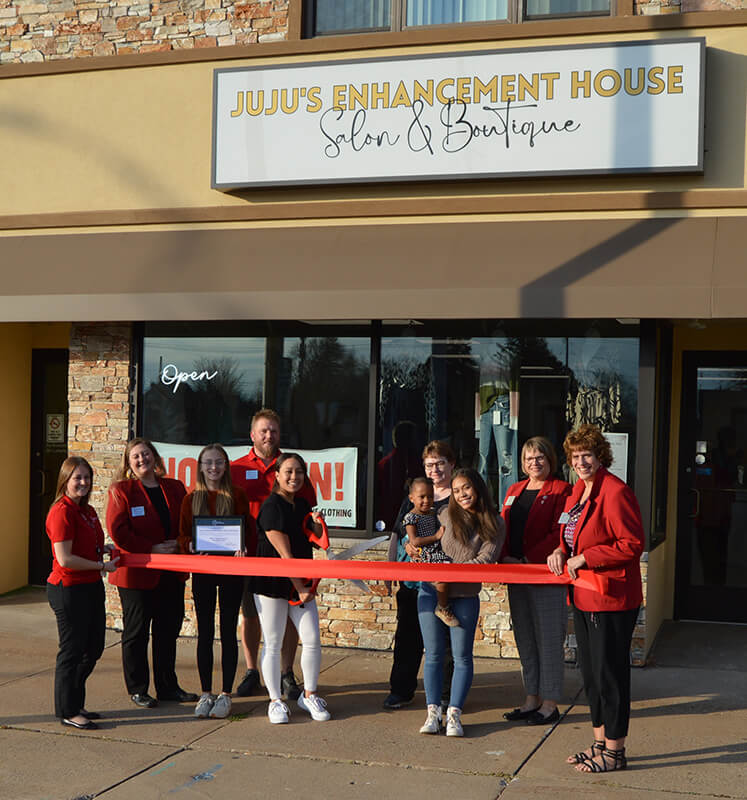 A ribbon cutting ceremony was held at JuJu's Enhancement House, Salon &amp; Boutique in Wausau on Thursday, November 3, 2022.