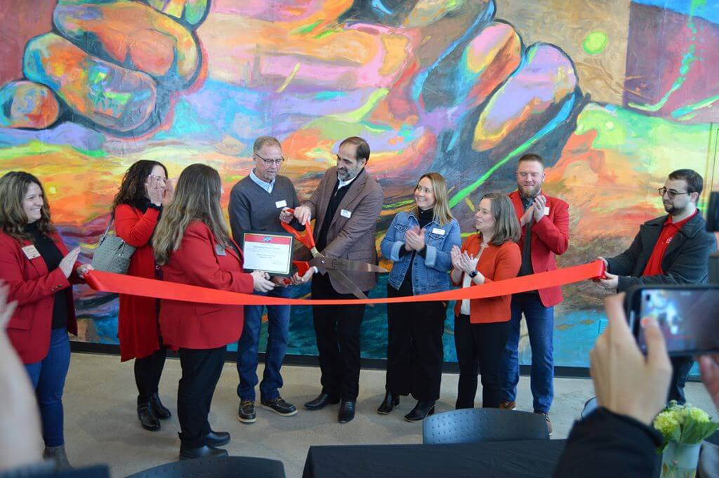 A ribbon cutting ceremony was held at the grand opening of the Community Partners Campus in Wausau on Wednesday, February 1, 2023.