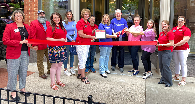 The Greater Wausau Chamber of Commerce hosted a ribbon cutting at Magnolia Soap and Bath Co in downtown Wausau on Friday, June 2, 2023.