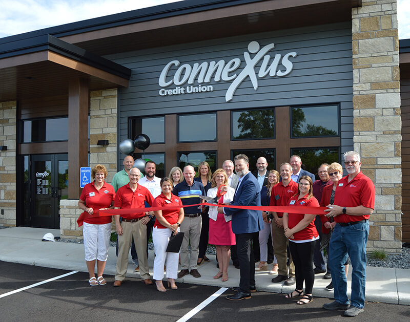 A ribbon cutting ceremony was held at the new Connexus Credit Union location in Rib Mountain on Tuesday, July 11, 2023.