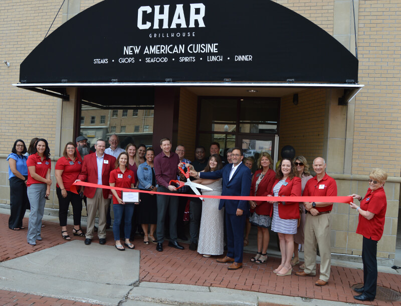 A ribbon cutting was held at CHAR Grillhouse in downtown Wausau on Tuesday, August 1, 2023.